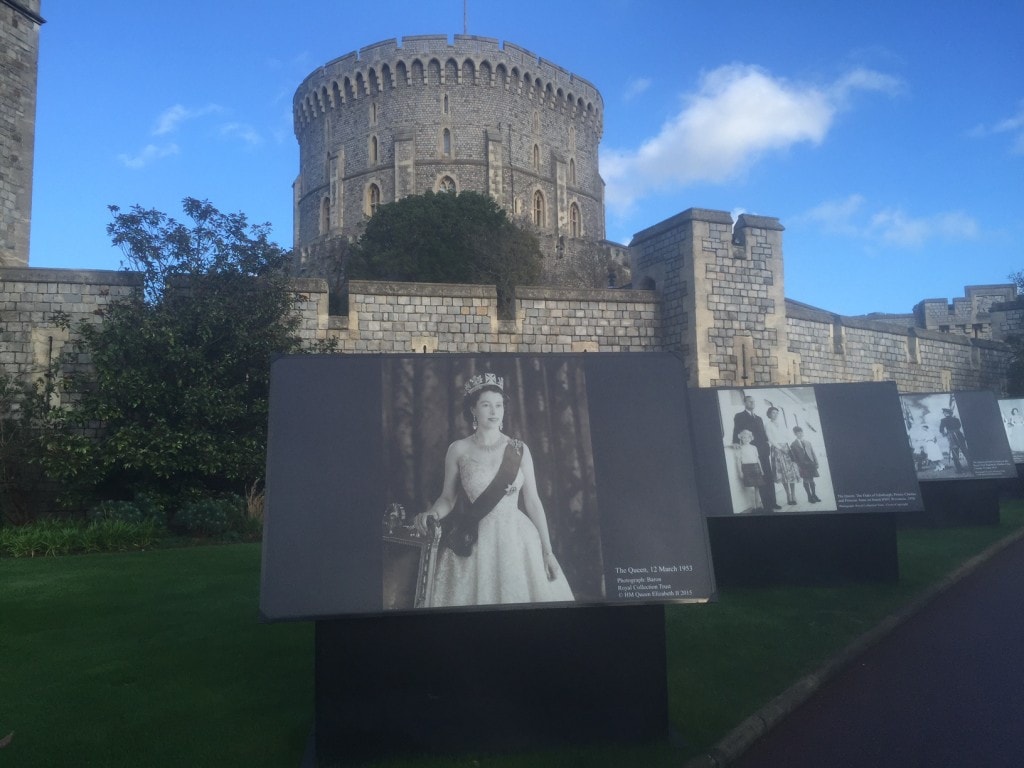 I really enjoyed the old portrait on display in Windsor Castle.
