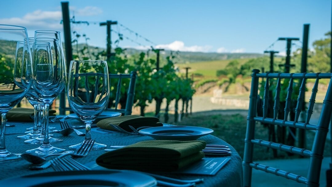 spend a day wine tasting in Napa Valley and enjoy stunning views of the vineyards