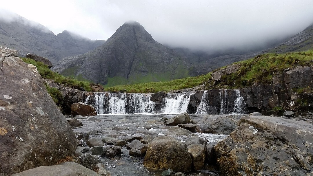 The Magical Fairy Pools in Isle of Skye, Scotland