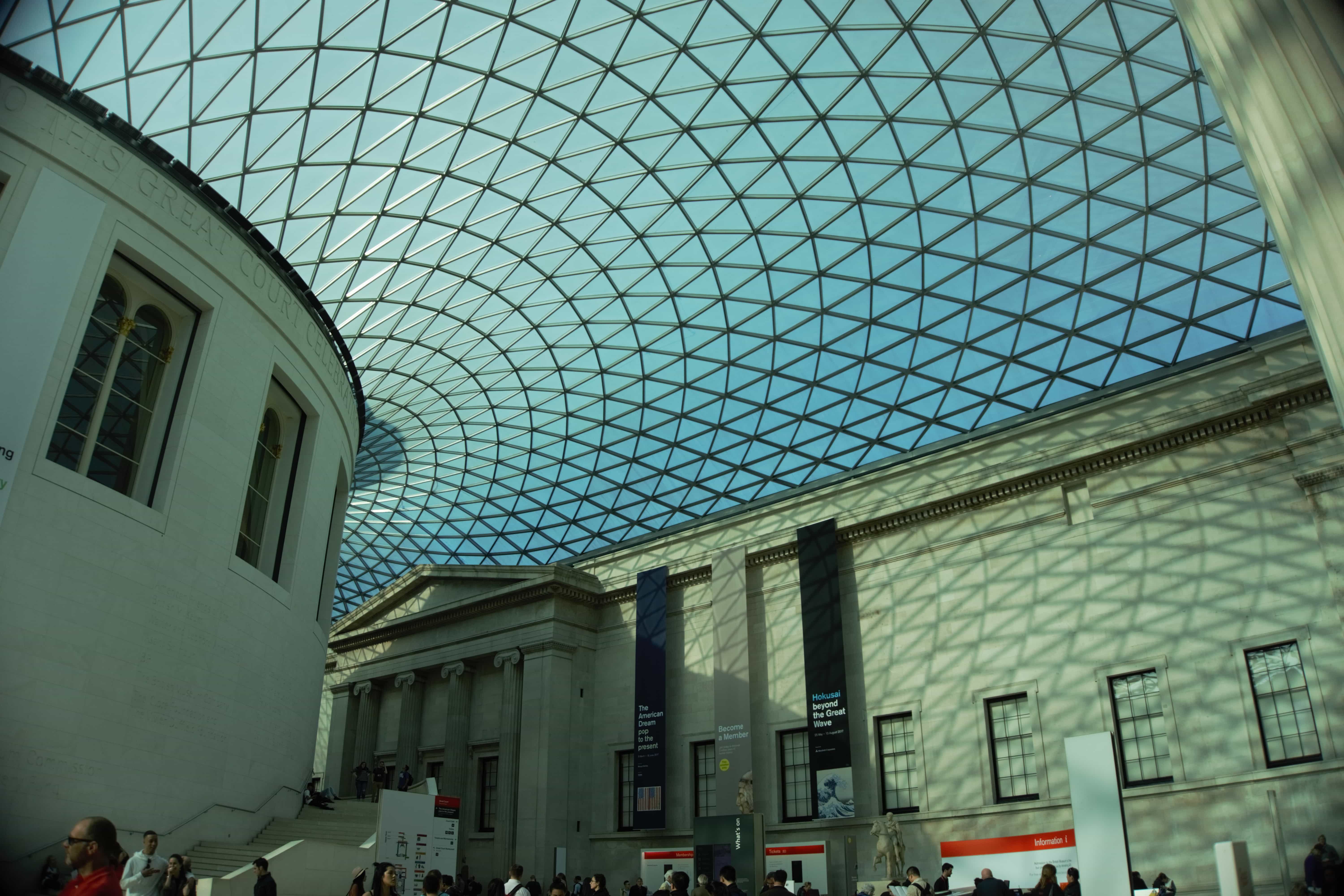 The new roof at the British Museum is spectacular! - Two Traveling Texans