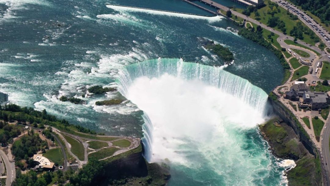 We had an incredible view of the Horseshoe Falls. -"Niagara Falls Helicopter Ride to Remember" - Two Traveling Texans