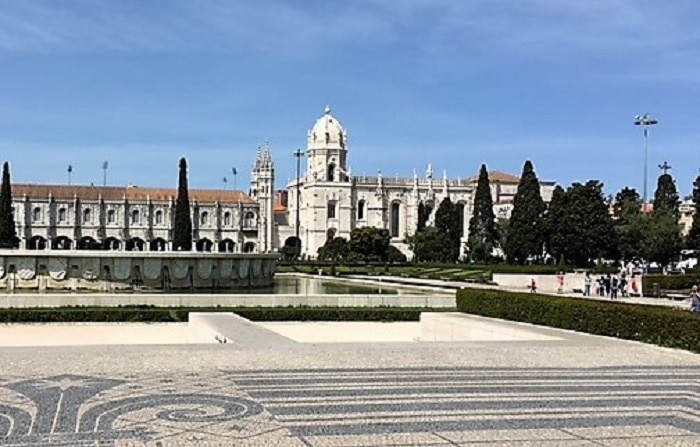 Jeronimos Monastery is also a very impressive building. I love all the details and how clean it looks. - "The Best Things to Do in Belem (Lisbon)" - Two Traveling Texans