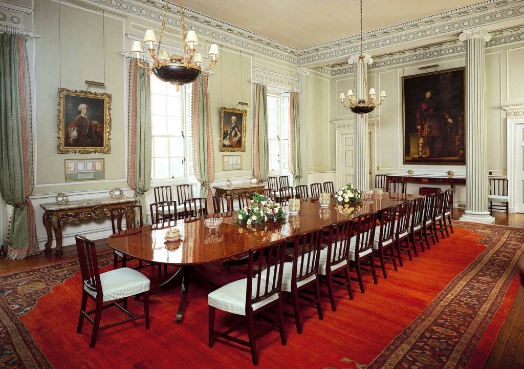 Neat to see where the Royal Family dines! - Image Credit: Royal Collection Trust / © Her Majesty Queen Elizabeth II 2018 - Inside Holyrood Palace - Two Traveling Texans