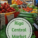 food at riga central market