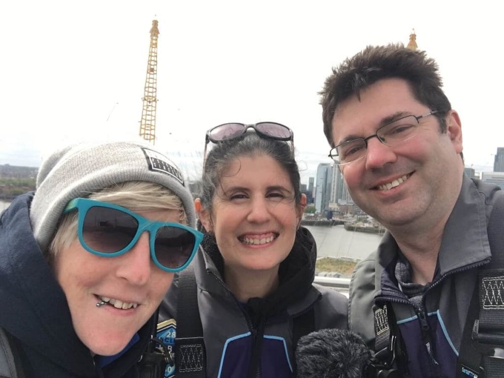 Selfie with our guide Susie! - Climb The O2: A London Icon - Two Traveling Texans