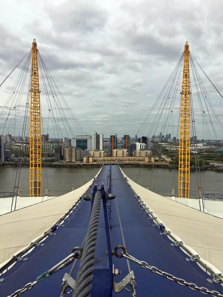 The Walkway over The O2 - Climb The O2: A London Icon - Two Traveling Texans