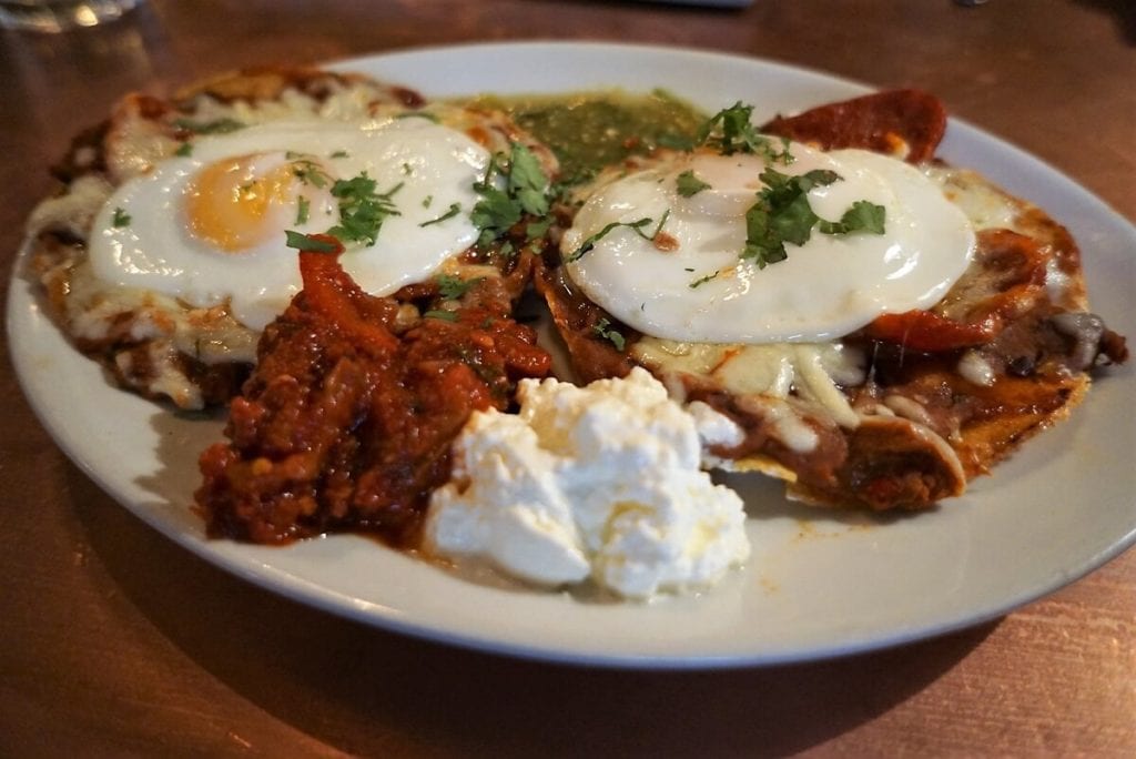 The huevos rancheros at the Blues Kitchen was delicious! - The Best Restaurants in Shoreditch - Two Traveling Texans