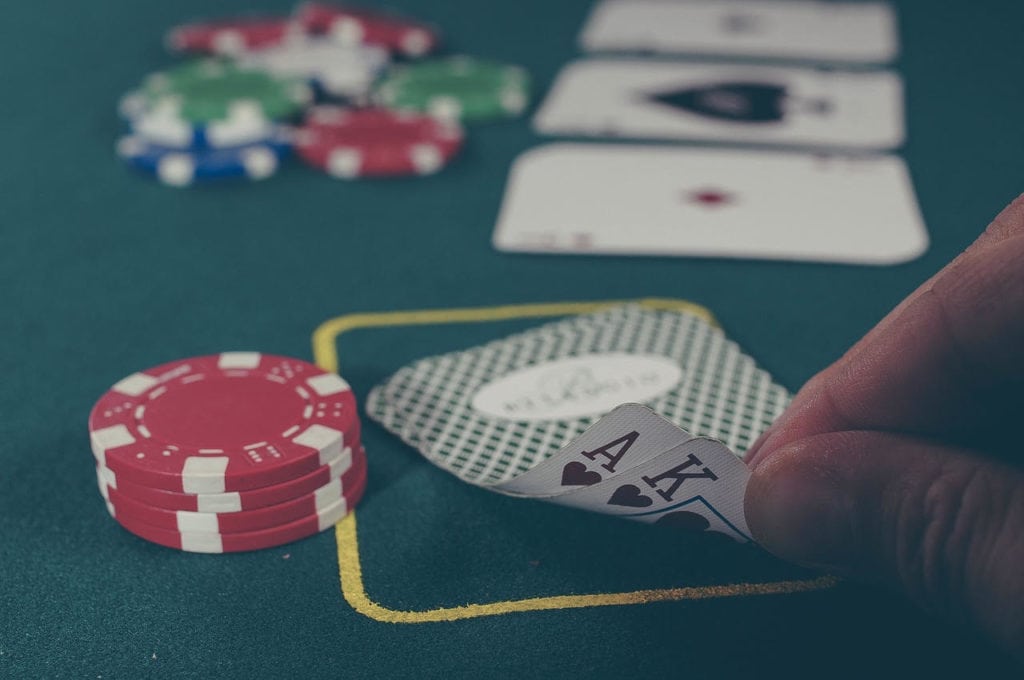 Blackjack table from Niagara Falls Casino