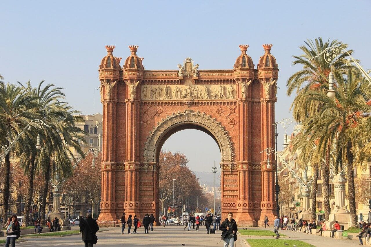arch in Barcelona