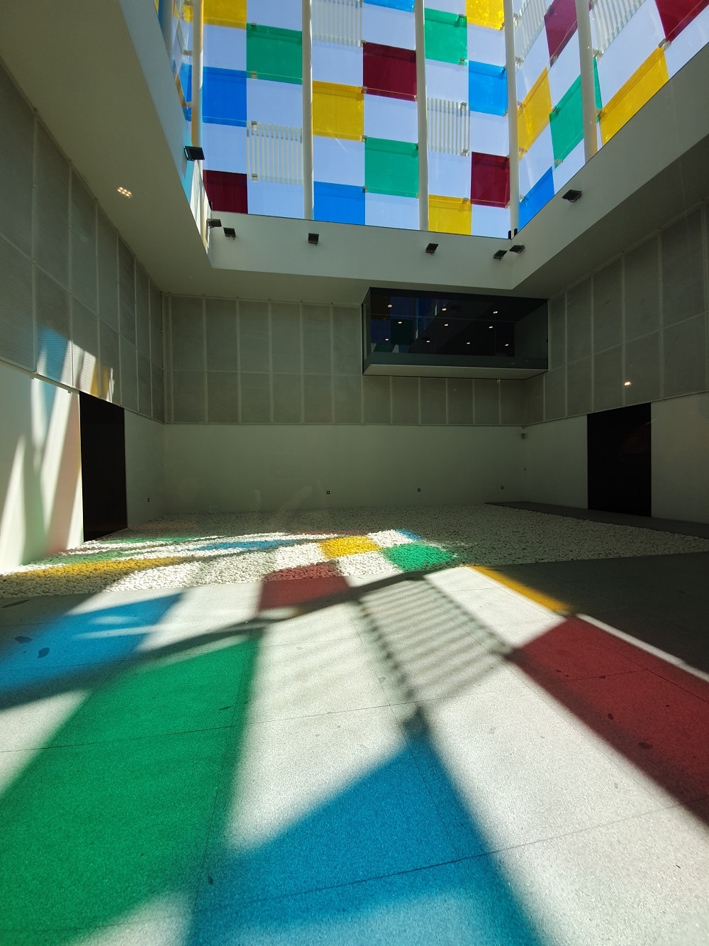 Colorful glass Pompidou Centre Malaga