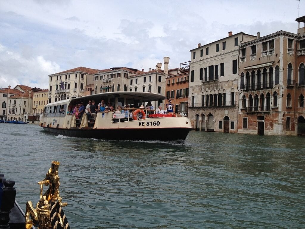 vaporetto in Venice