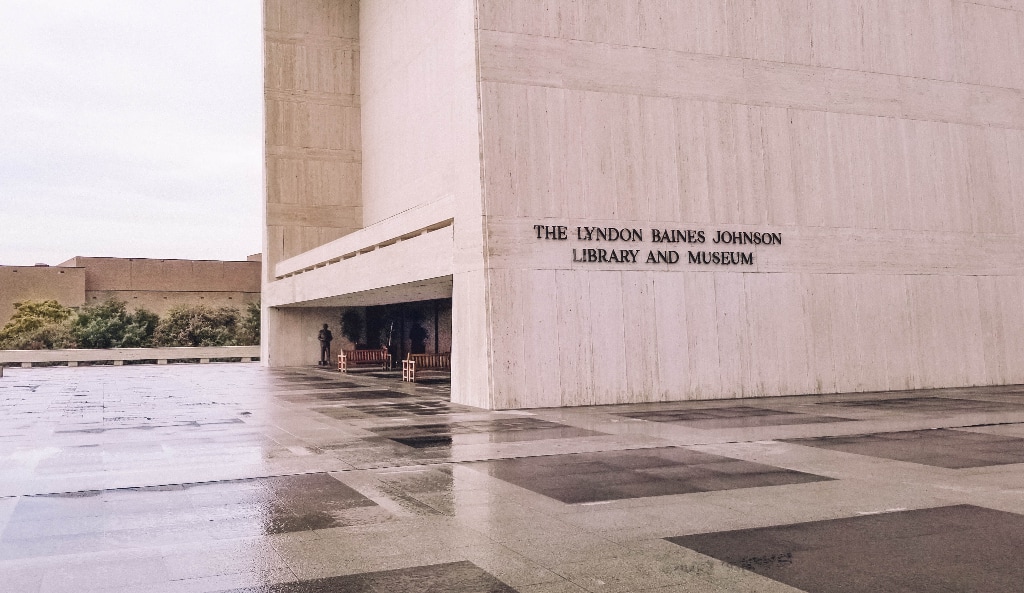 LBJ Presidential Library and museum in Austin Texas