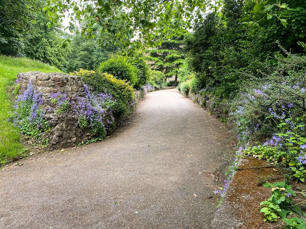 path in castle park in colchester