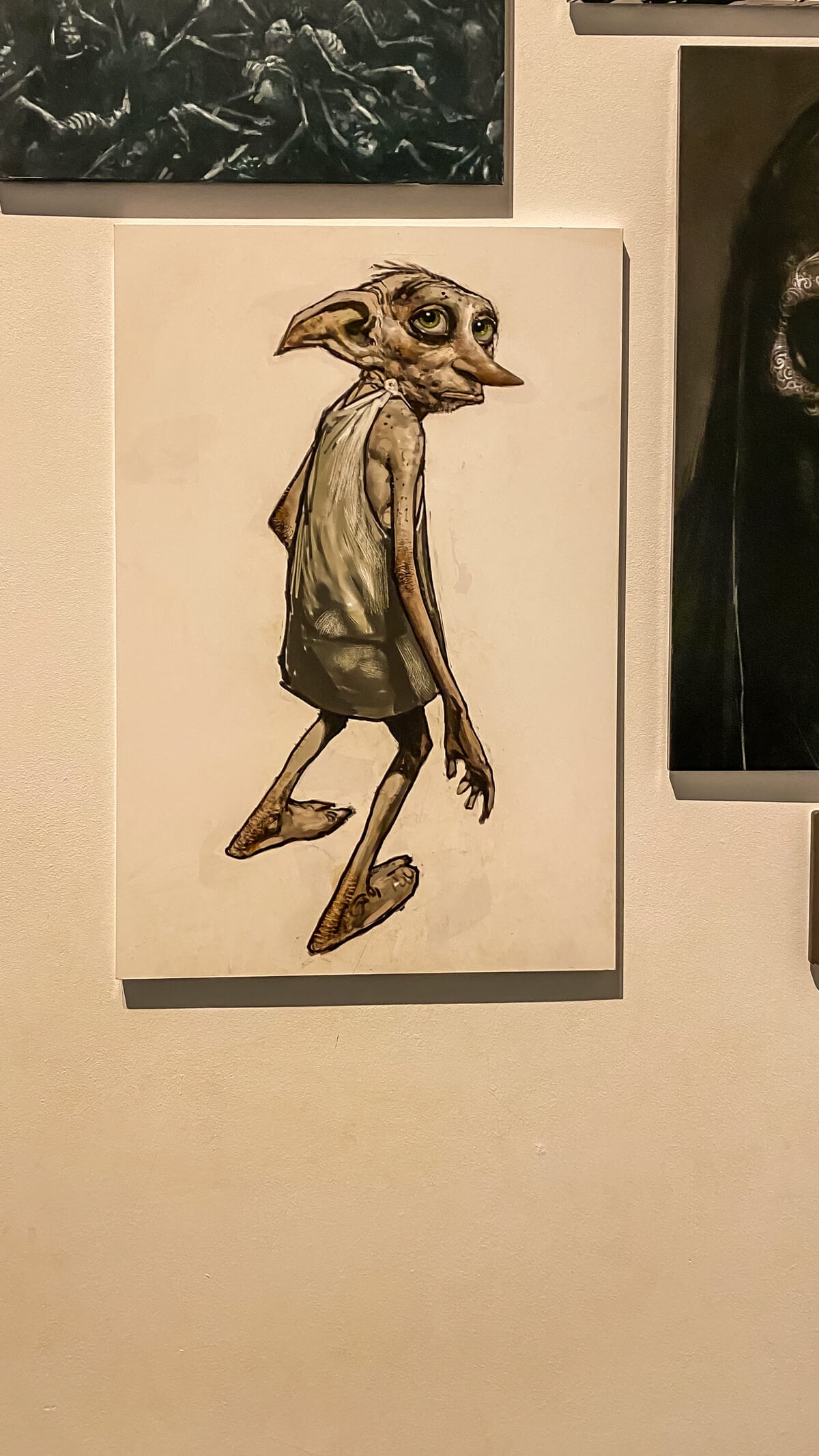 sketch of dobby from Harry Potter