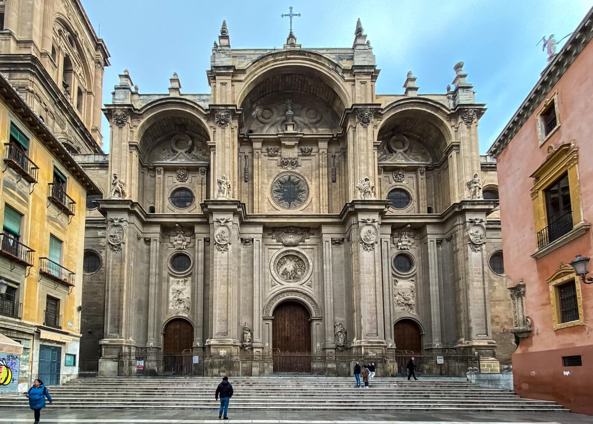 exterior of granada cathedral