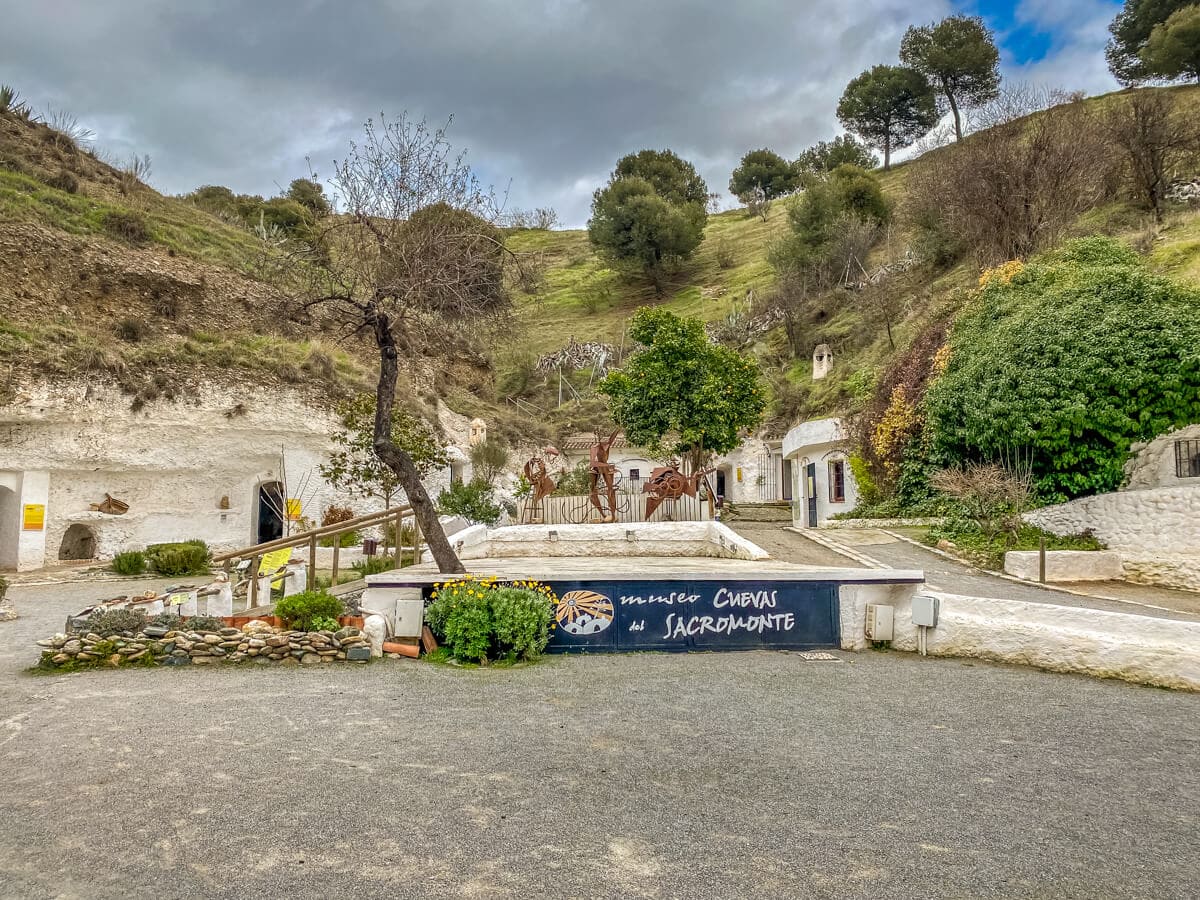view of the sacromonte caves museum its an outdoor site with caves 