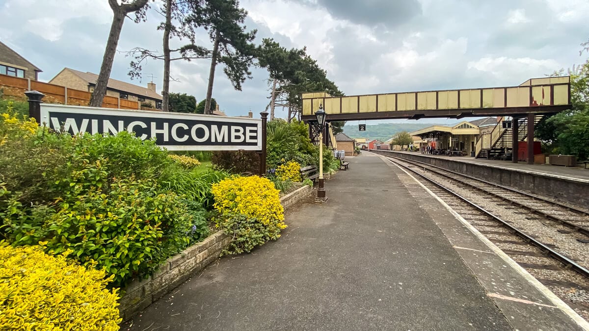 Gloucestershire Warwickshire Railway station in Winchcombe.