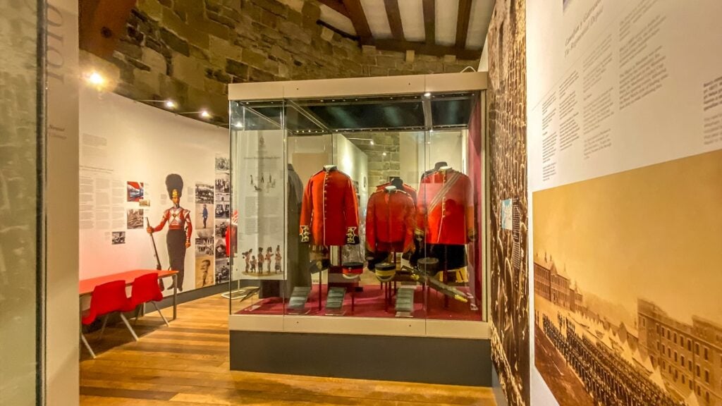 inside the Fusiliers Museum